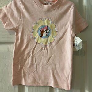 NWT Pink BUC-EE’S Kids Shirt with Cartoon Print